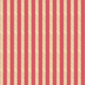 Rockabilly stripes sketch style - Red