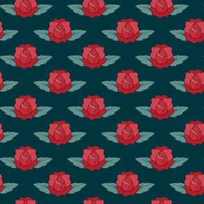 Rockabilly roses