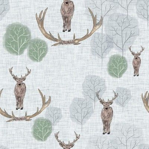 stag forest grey