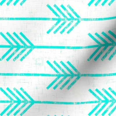 arrow grunge turquoise rotated