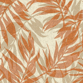 Hawaiian Tropical Vintage Palms- Neutrals