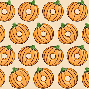 Pumpkin donuts - fall doughnuts - halloween - LAD19