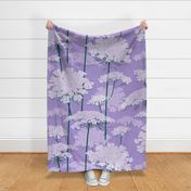 Large | Light Violet | Queen Annes Lace