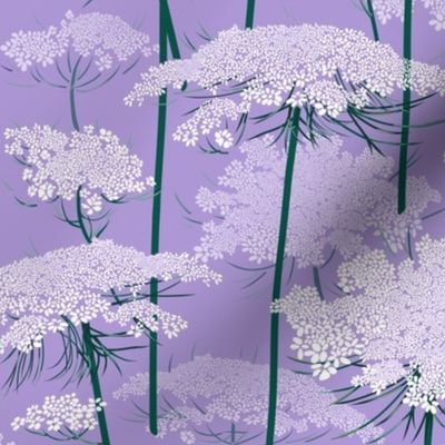Small | Light Violet | Queen Annes Lace