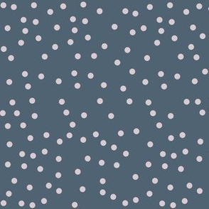 navy lavender dots