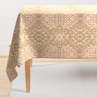 Triangle weave Lauhala-greige