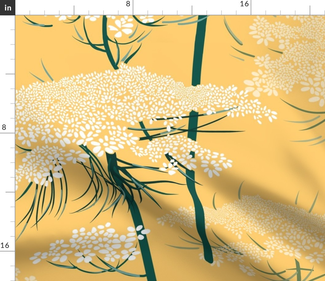 Large | Queen Annes Lace | Yellow