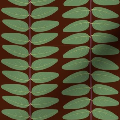 Hypericum Hidcote leaf stripe - dark (Coordinate for Buttercups on a bush)