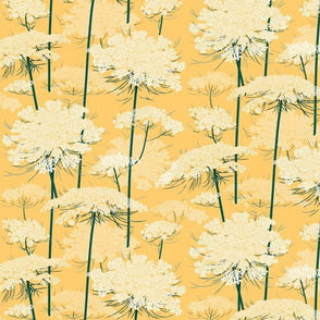 Small | Queen Annes Lace | Creamy Yellow