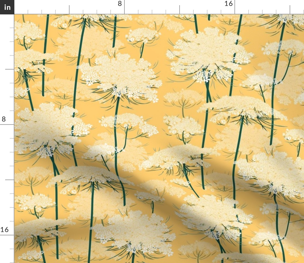 Small | Queen Annes Lace | Creamy Yellow