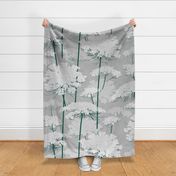 Large | Queen Annes Lace | Light Gray