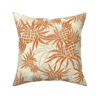 Hawaiian Pineapple Camo - Large Size- Rust