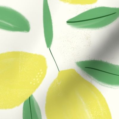 Lemon and Leaves - large 