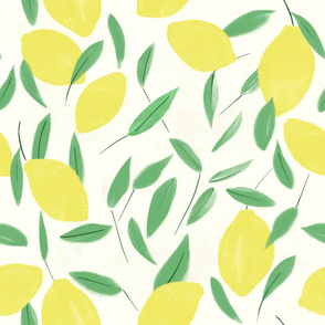 Lemon and Leaves - large 