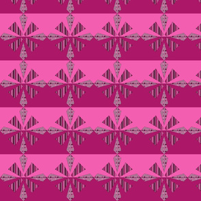 Hot Pink Diamond Pattern