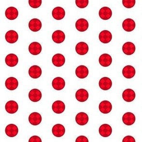 Prairie Patch  /  Raggedy Doll Dress-red checkered polka-dot 