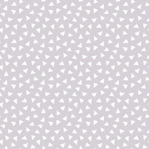 ditsy triangles small light gray