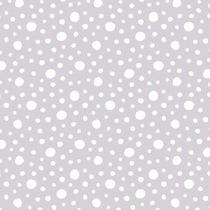 Winter snow dots light gray