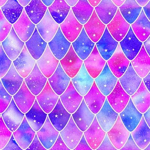 Dragon scales - pink/purple/blue