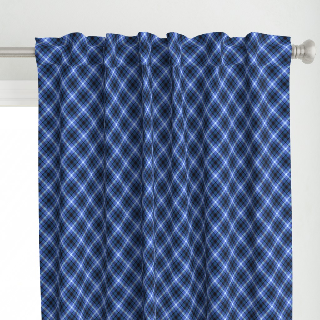 Custom Blue Apple Plaid