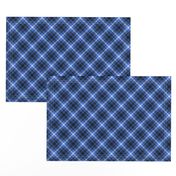 Custom Blue Apple Plaid