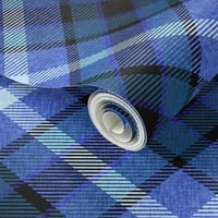 Custom Blue Apple Plaid