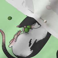 Rats & peas -green big