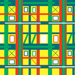  Mondrian squares