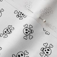 Skull & Crossbones // White