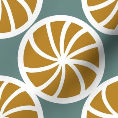 stylized lemon slices