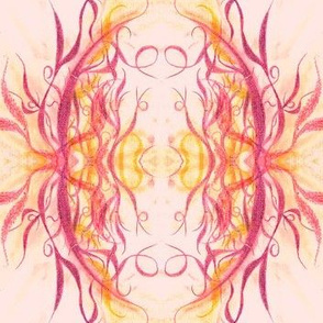 Dragon of Light Abstract Pattern