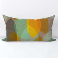 Mid Century Colour Blocks {Mint/Gold}