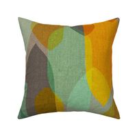 Mid Century Colour Blocks {Mint/Gold}