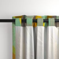 Mid Century Colour Blocks {Mint/Gold}