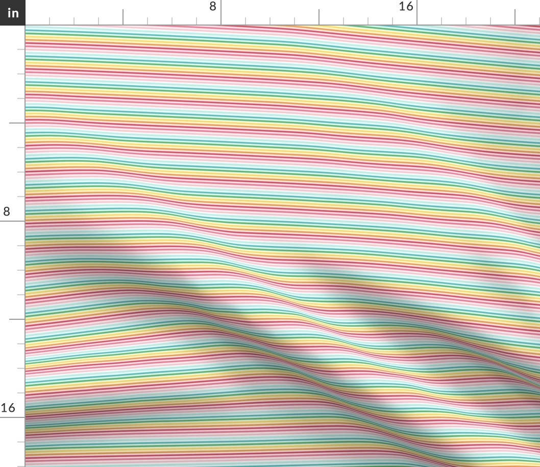 stripes horizontal XSM :: colorful christmas