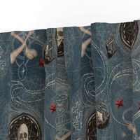 ★ PIRATES ★ Vintage Denim, Large Scale / Collection : Sailing the Seven Seas – Nautical Prints