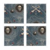 ★ PIRATES ★ Vintage Denim, Large Scale / Collection : Sailing the Seven Seas – Nautical Prints