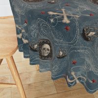 ★ PIRATES ★ Vintage Denim, Large Scale / Collection : Sailing the Seven Seas – Nautical Prints