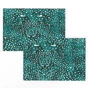 Whale Shark Skin Teal and White