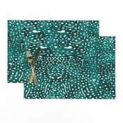 Whale Shark Skin Teal and White