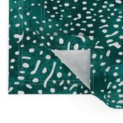 Whale Shark Skin Teal and White