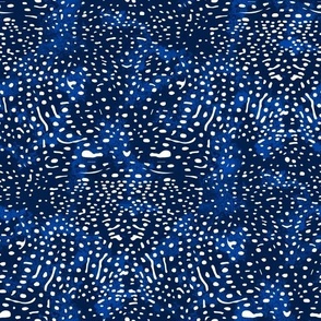 Whale Shark Skin Blue and White