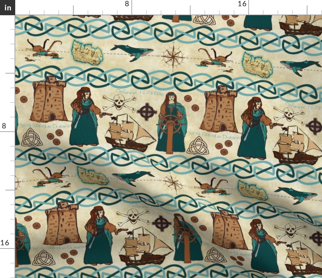 Pirate Queen Granuaile Fabric | Spoonflower