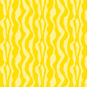 Modern Yellow Zebra Pattern Stripe