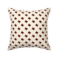 Texas Pattern Maroon