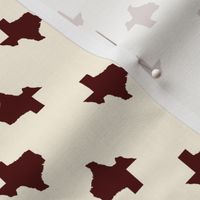 Texas Pattern Maroon