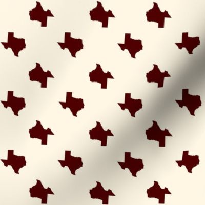 Texas Pattern Maroon