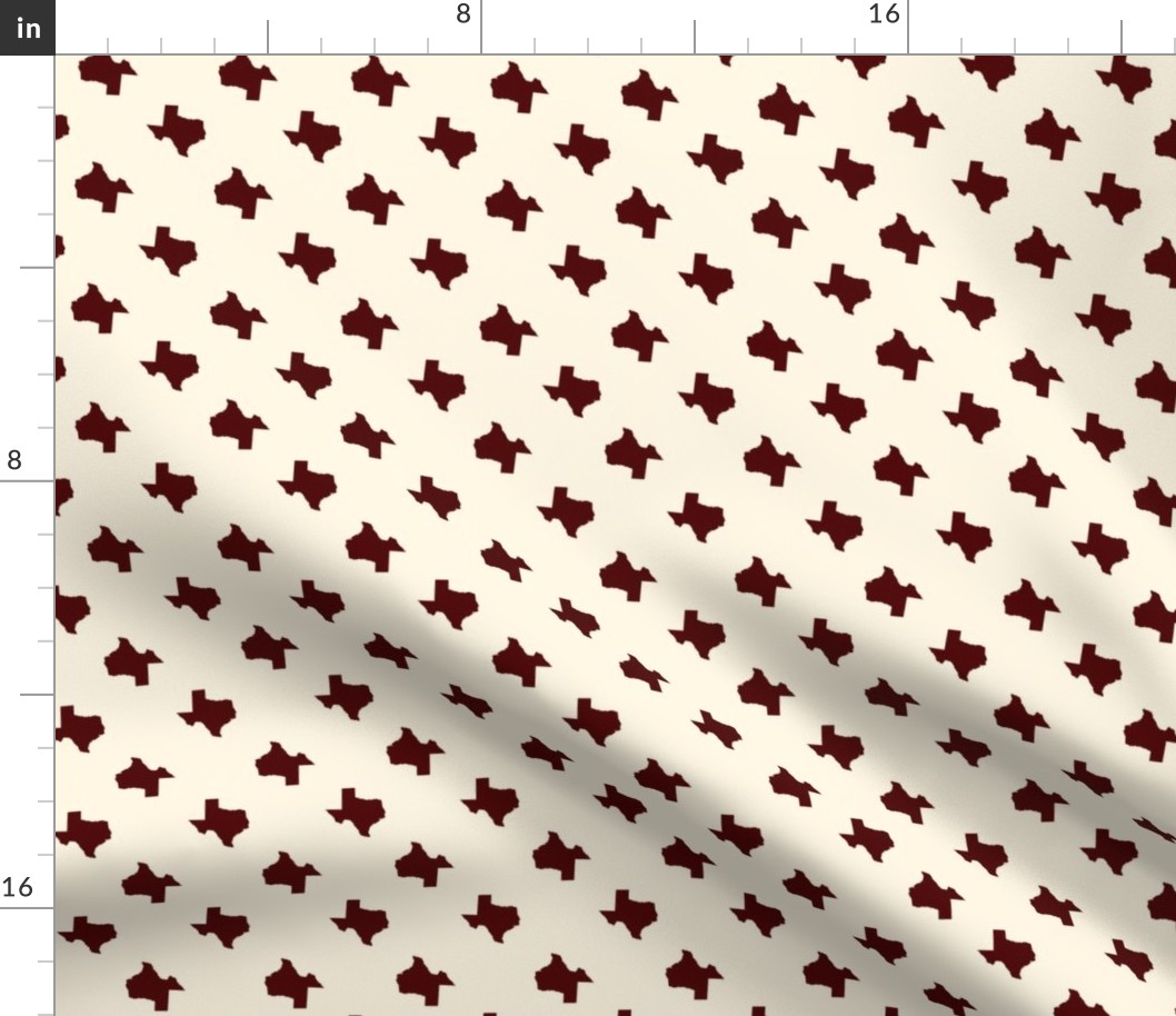 Texas Pattern Maroon