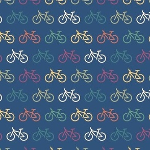 I want to ride my bicycle on royal blue