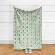Animal print ice cream cones summer leopard panther trend mint ochre pink